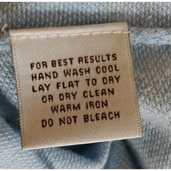 Men's Peter Millar Sweater Blue Cotton Silk Blend Quarter Zip Golf Pullover- 2XL - Picture 6 of 7